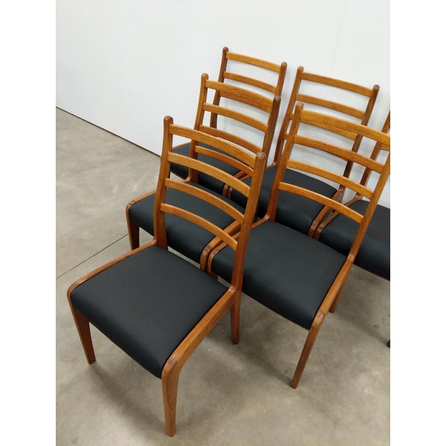 G Plan Set of 6 Vintage Mid Century Modern Dining Chairs by G Plan For Sale - Image 4 of 9