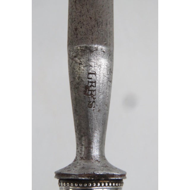 Lees Cutlery Knife Sharpener Rod Early 1900s Honing Steel Sterling Silver 5146b For Sale In Miami - Image 6 of 9