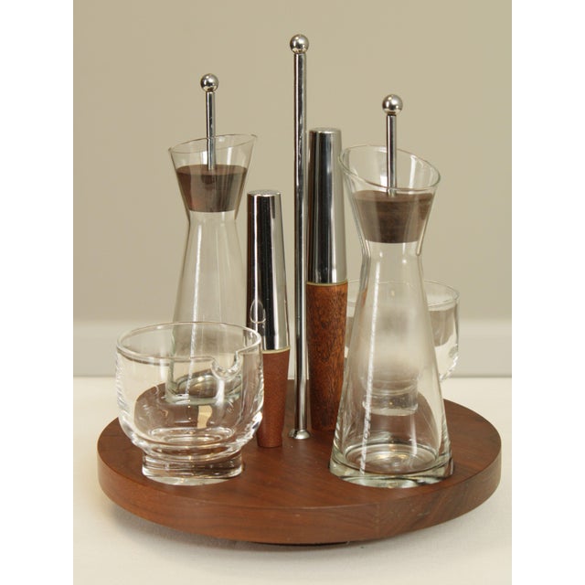 Mid Century Condiment Set Lazy Susan Kitchen & Dining Home & Living