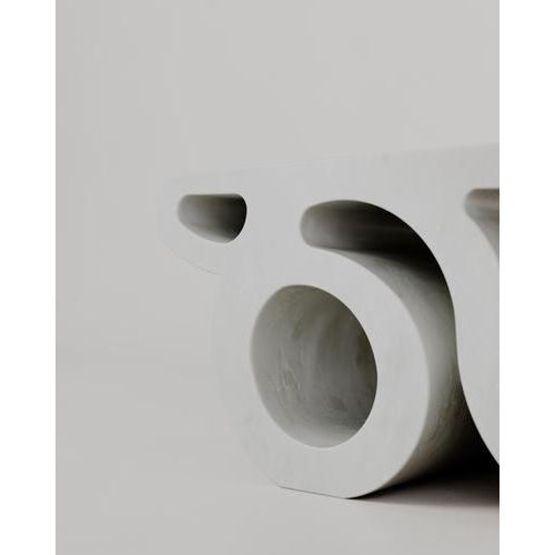 Travertino Giallo Joie Coffee Table by Esther Knopfler For Sale - Image 13 of 18