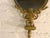 Metal 19thC French Neoclassical Bronze Gold Vanity Hand Mirror 1pc For Sale - Image 7 of 12