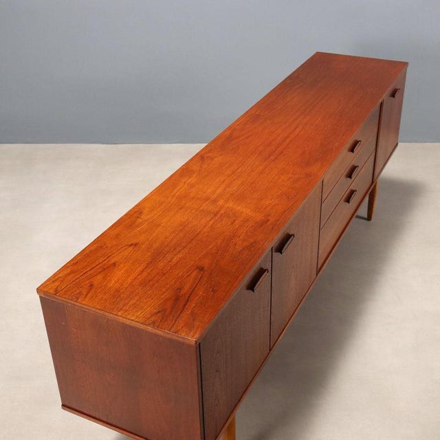 Vintage Sideboard in Teak, 1960s For Sale - Image 9 of 11
