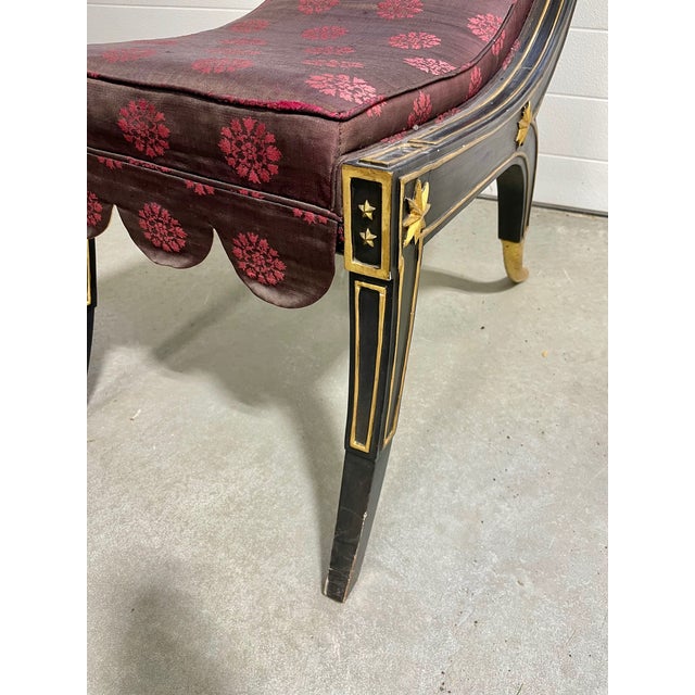 French Empire Style Occasional Chair by Brunovan Inc. For Sale - Image 4 of 18