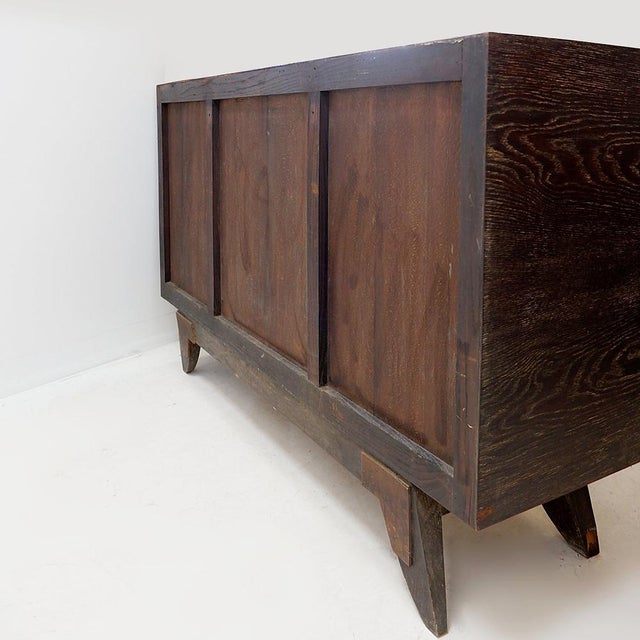 Vintage Wenge Wood Sideboard with Outward-Splayed Legs For Sale - Image 6 of 16