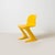 Yellow Z-Stuhl Chairs from Ernst Moeckl, Germany, 1968, Set of 4 For Sale - Image 8 of 18
