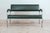 Bauhaus Vintage Bauhaus 2-Seater Sofa in Tubular Steel and Green Skai, 1940s For Sale - Image 3 of 11