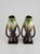 Art Deco Flame Glazed Vases from Faïencerie de Thulin, Belgium, 1940s, Set of 2 For Sale - Image 3 of 9