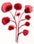6" X 8" - Unframed Original Botanical Watercolor Flower Fine Art Prints Installation in the Style of Louise Bourgeois For Sale - Image 4 of 8