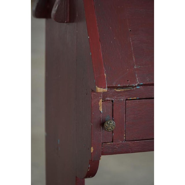 Vintage Drop-Front Painted Secretaire, 1920s For Sale - Image 17 of 18