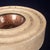 Italian Round Travertine and Copper-Toned Metal Ashtray, 1970 For Sale - Image 10 of 18