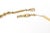 Metal Vintage Signed Napier Gold Plated Reticulated Geometric Long Necklace For Sale - Image 7 of 9