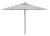 Velop 7.5Ft Squre Wooden Pulley Market Umbrella (No Tilt), Grey For Sale