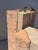 1980s Pair of Tessellated Coral and Pink Stone Pedestals For Sale - Image 5 of 12