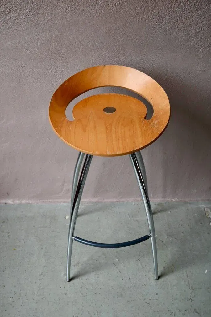 Lyra Bar Stool by Sigurdur Thorsteinsson for Group Italia / Magis