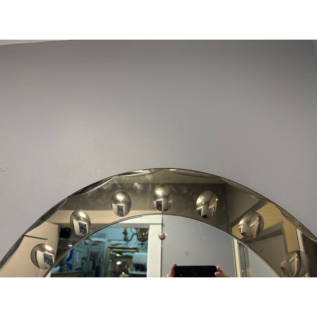 1960s Pair of Italian Modern Fontana Arte Inspired Mirrors For Sale In Houston - Image 6 of 11