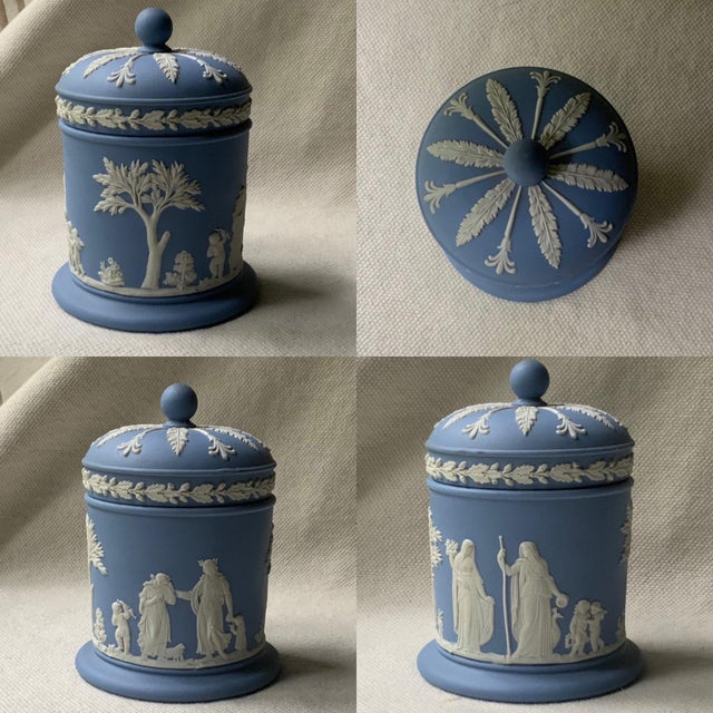 1950s Wedgwood Jasperware Ladies Desk Set- 3 Pieces For Sale - Image 11 of 12