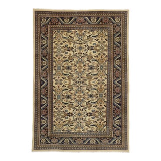 Vintage Persian Mahal Rug - 06'11 x 10'01 For Sale