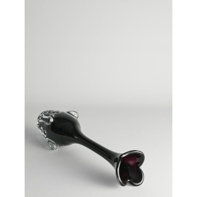 Modern Scandinavian Art Glass Vase by Börne Augustsson for Åseda For Sale - Image 17 of 18