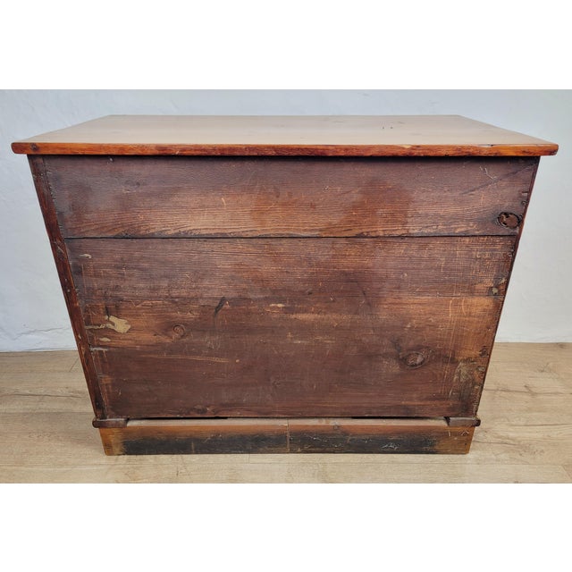 Victorian Pine Chest of 3 Drawers, 1890 For Sale - Image 13 of 18