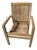 Contemporary Teak Outdoor Stacking Chair For Sale