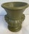 Mid 20th Century Vintage McCoy Floraline Green Neoclassical Design Vase For Sale - Image 5 of 9