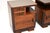 French Art Deco Walnut Bedside Cabinets, 1930, Set of 2 For Sale - Image 9 of 12