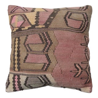 Vintage Kilim Rug Pillow Cover For Sale