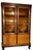 Antique Art Deco Walnut Vitrine Cabinet with Glass Doors, Europe, 1920s, in Very Good conditions. Designed 1920 to 1949