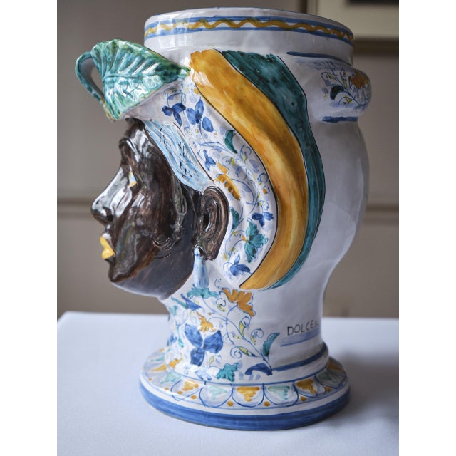 Dolce & Gabbana Ceramic Moor's Head For Sale In Washington DC - Image 6 of 9