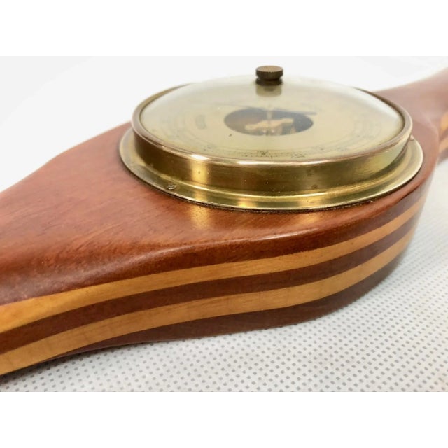 Propeller Barometer, Netherlands, 1940s For Sale - Image 6 of 9