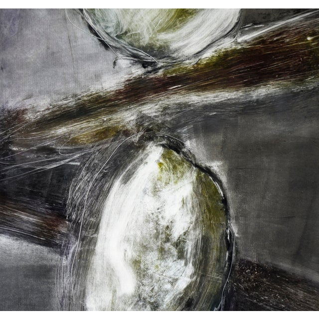 "Floating Stones" Monoprint in Ink on Heavy Paper by Stacey Pollard For Sale In Monterey, CA - Image 6 of 9