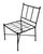 Elevate your outdoor living space with this sophisticated vintage iron lounge chair, featuring a timeless silhouette that...