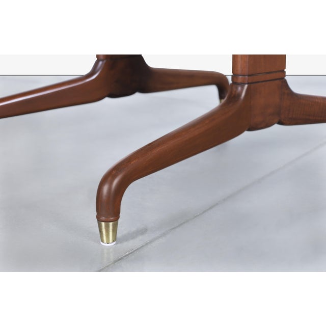 1950s Mid-Century Drop-Leaf Extension Dining Table by Extensole Corporation For Sale - Image 10 of 15