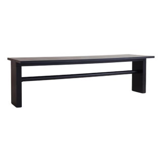 Italian ‘Valmarana’ Ebonized Wood Dining Table Attributed to Carlo Scarpa, 1971 For Sale