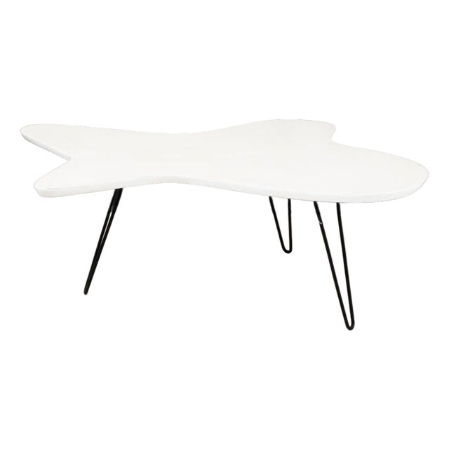 Jens Risom Modernica "Amoeba" Style Coffee Table For Sale