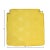 Textile Chinese Oriental Golden Yellow Silk Fabric Square Seat Cushion Pad For Sale - Image 7 of 8