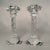 Art Deco Art Deco Cut Crystal and Art Glass Candleholders, a Pair For Sale - Image 3 of 8