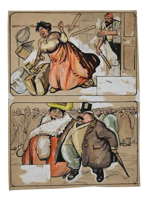 Gabriele Galantara - Daily Life - Drawing - 1906