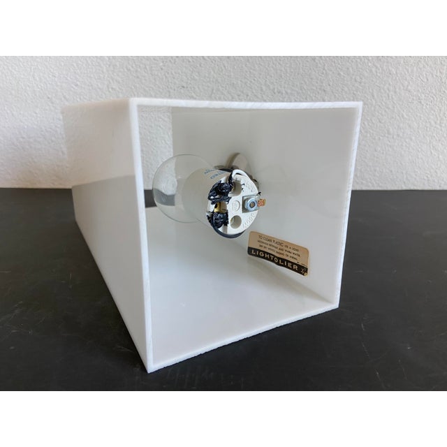 1960s Lightolier Lucite Flush Light For Sale - Image 9 of 12