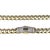 Upgrade your collection with this striking 14k Yellow Gold Cuban Monaco Chain Necklace, designed for those who appreciate...