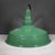 Smoot-Holman Enameled 18" Porcelain Green Industrial Pendant Light c.1930 For Sale - Image 4 of 5
