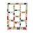 Wooden bookcase covered in glass, Mondrian style. Double sided, profiles and feet in brass Dimensions (L x W x H) 150 x...