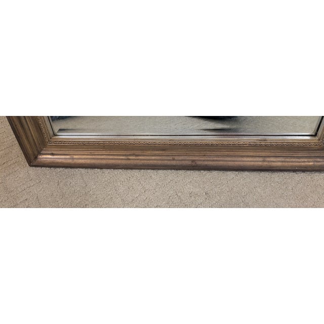 Mid 20th Century Italian French Style Gold Mirror For Sale - Image 12 of 14