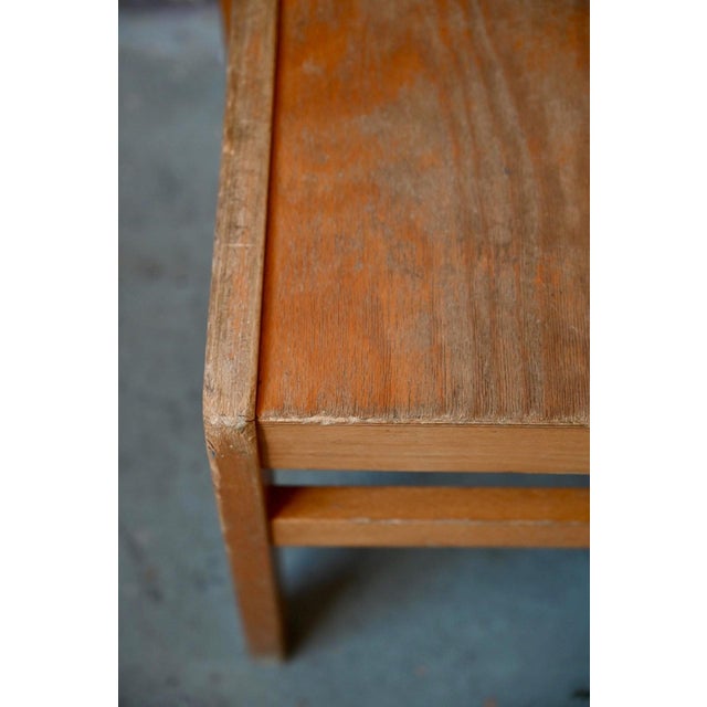 Vintage School Chair in Beech from ASS Schulmöbel, 1960s For Sale - Image 9 of 14
