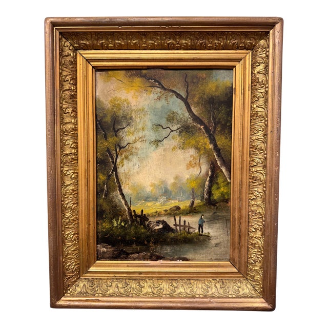 19th Century French Oil Painting For Sale
