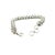 Contemporary t.k. Anderson Designs Bali Beaded Link Bracelet in Sterling Silver For Sale - Image 3 of 6