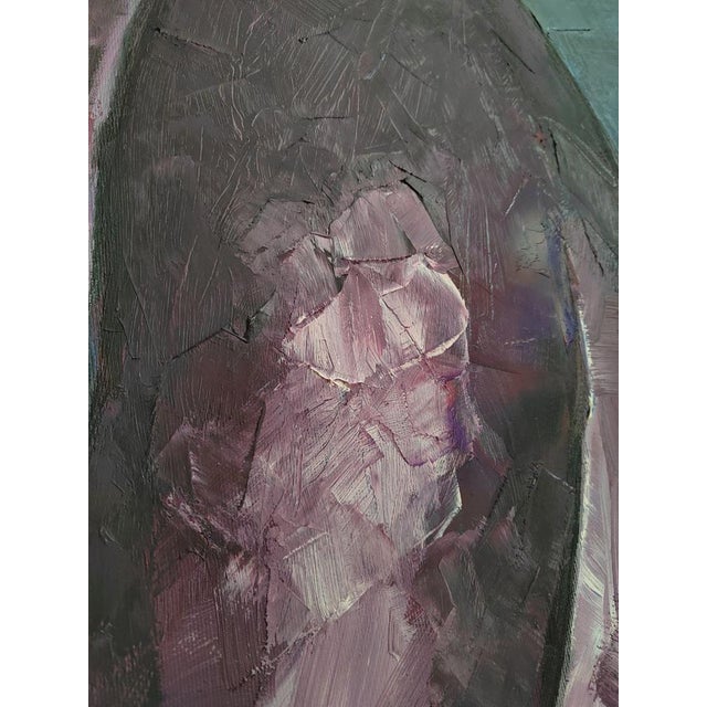 Early 21st Century Natalia Vypritskaia, Internal Dialogue, Oil on Canvas For Sale - Image 5 of 7