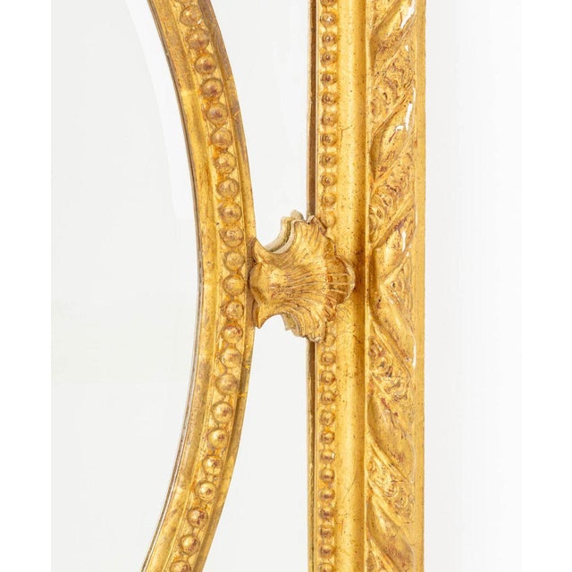 Louis XVI Style Giltwood Framed Cushion Mirror For Sale In New York - Image 6 of 8