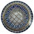 1930s Cobalt Cut-to-Clear Crystal Pique Fleurs Vase with Grille from Val Saint Lambert, 1935 For Sale - Image 5 of 11