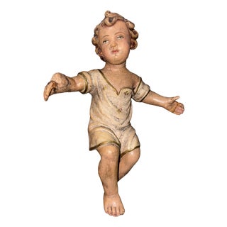 Vintage Terracotta Baby Jesus, 1950 For Sale